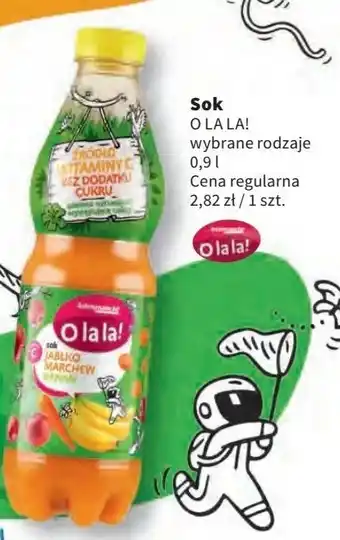 Intermarche Sok jabłko-marchew-banan O La La! oferta