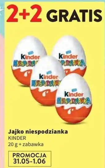 Intermarche Jajko niespodzianka Kinder Niespodzianka oferta
