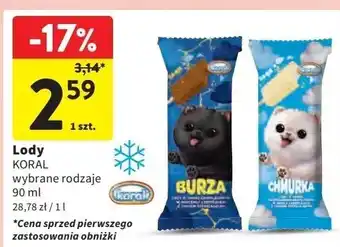 Intermarche Lód chmurka Koral oferta