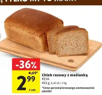 Intermarche Chleb razowy z maślanką Reva oferta