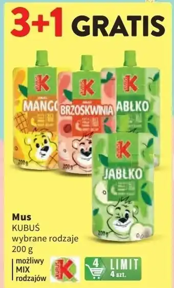 Intermarche Mus jabłko-mango Kubuś 100% oferta