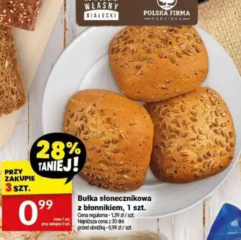 Twój Market Bułka słonecznikowa z błonnikiem, 1 szt. oferta