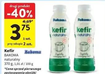 Intermarche Kefir naturalny Bakoma oferta