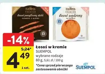 Intermarche Łosoś pacyficzny dziki w kremie Suempol oferta
