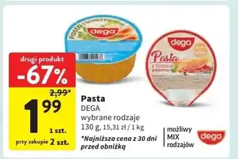 Intermarche Pasta z łososiem łagodna Dega oferta