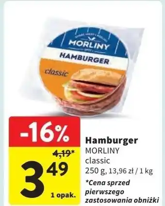 Intermarche Hamburger classic Morliny oferta