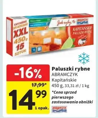 Intermarche Paluszki rybne kapitańskie Abramczyk oferta