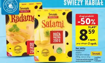 Intermarche Ser salami plastry Serenada oferta