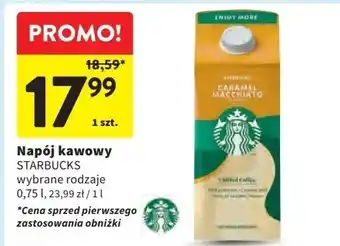 Intermarche Napój mleczny caramel macchiato Starbucks oferta