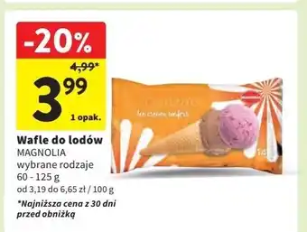 Intermarche Wafle do lodów Magnolia Spożywcze oferta