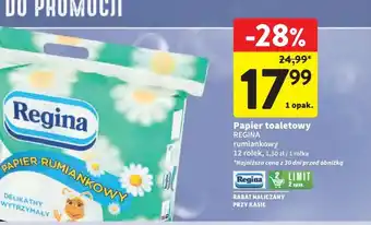 Intermarche Papier toaletowy rumiankowy Regina oferta