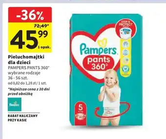 Intermarche Pieluchomajtki 5 Pampers Pants oferta