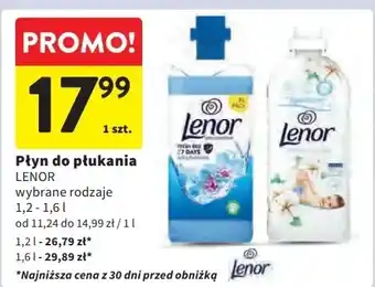 Intermarche Płyn do płukania Lenor Sensitive oferta