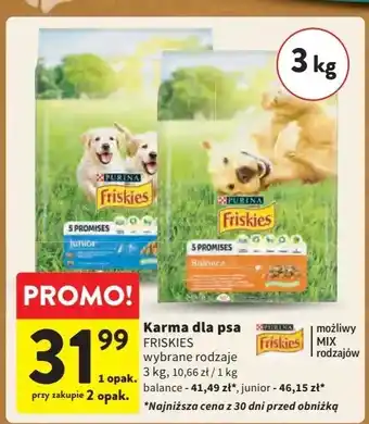 Intermarche Karma dla psa balance Friskies Vitafit oferta