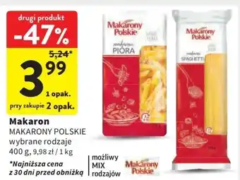 Intermarche Makaron spaghetti Makarony Polskie oferta