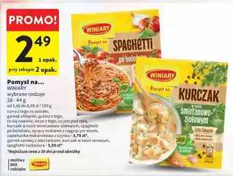 Intermarche Curry z tego co zostało Winiary Pomysł Na oferta