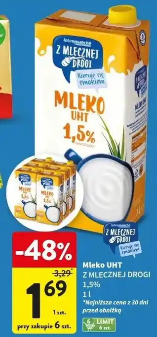 Intermarche Mleko 1.5 % Z Mlecznej Drogi oferta