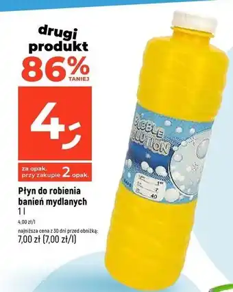 Dealz Płyn do baniek mydlanych żółty oferta