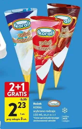Intermarche Rożek czekoladowy Koral oferta