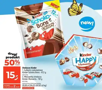 Dealz Cukierki crispy Kinder Schoko-Bons oferta