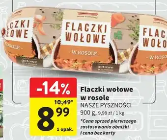 Intermarche Flaczki wołowe w rosole Nasze Pyszności oferta