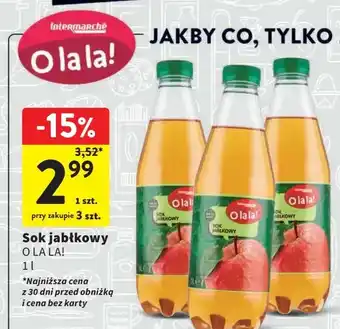 Intermarche Sok jabłkowy O La La! oferta