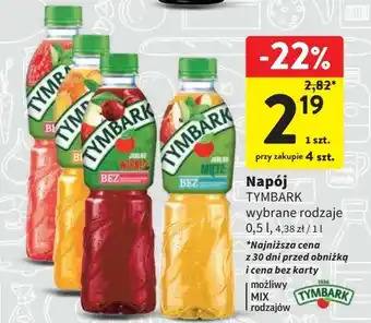 Intermarche Napój malina-mięta Tymbark 1936 oferta
