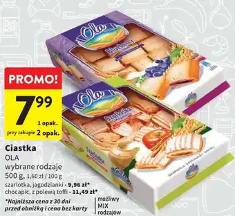 Intermarche Ciastka chocopiki Ola oferta