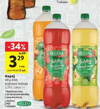 Intermarche Napój jabłko i winogrona Hellena oferta