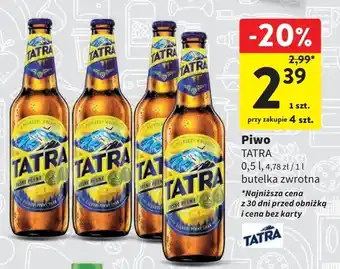 Intermarche Piwo Tatra Jasne Pełne oferta