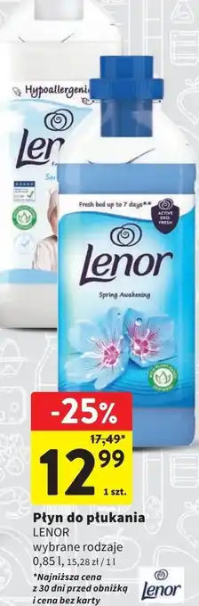 Intermarche Płyn do płukania spring awakening Lenor oferta