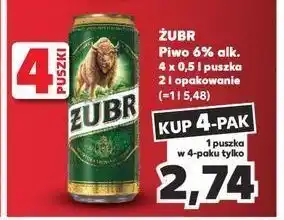 Kaufland Piwo Żubr 1768 oferta