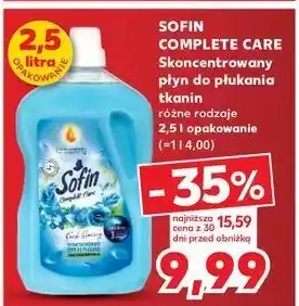 Kaufland Płyn do płukania fresh morning Sofin Complete Care oferta