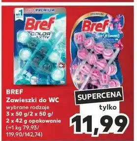 Kaufland Zawieszka do wc morski (chlorowy) Bref Color Aktiv (Wcześniej Blue Active) oferta