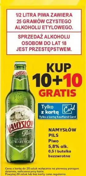 Kaufland Piwo Namysłów Pils oferta