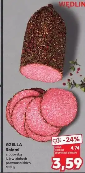 Kaufland Salami z papryką Gzella oferta