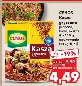 Kaufland Kasza gryczana biała Cenos oferta
