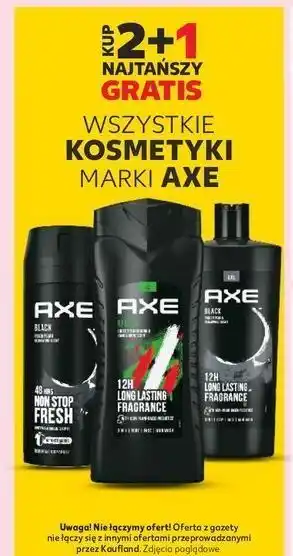 Kaufland Żel pod prysznic Axe Black oferta