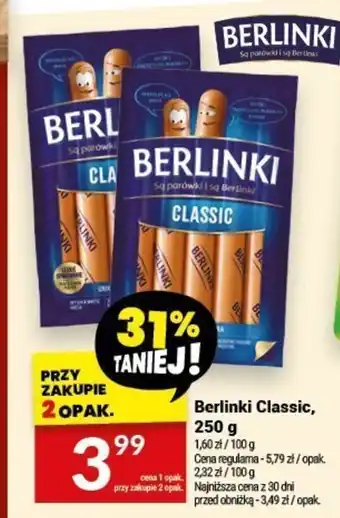 Twój Market Berlinki Classic, 250 g oferta