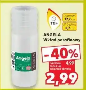 Kaufland Wkład parafinowy 72 h Angela oferta