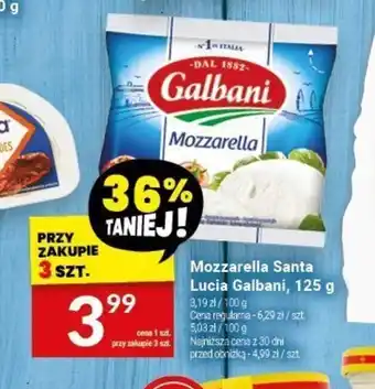 Twój Market Mozzarella Santa Lucia Galbani, 125 g oferta