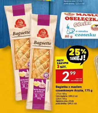 Twój Market Bagietka z masłem czosnkowym Aryzta, 175 g oferta
