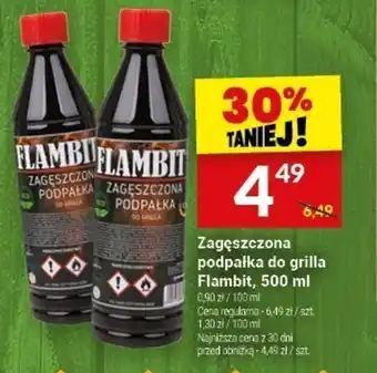Twój Market Zagęszczona podpałka do grilla Flambit, 500 ml oferta