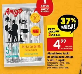 Twój Market Aluminiowe tacki do grilla duże Amigo 5 szt., 1 opak. oferta