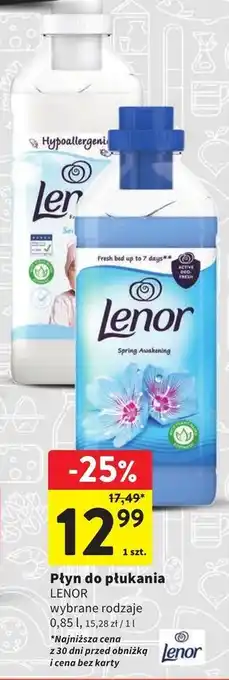 Intermarche Płyn do płukania Lenor oferta