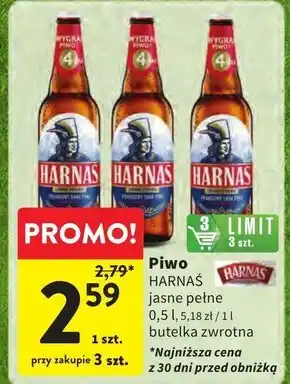 Intermarche Harnaś Piwo jasne pełne 500 ml oferta