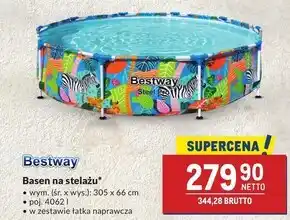 Makro Basen na stelażu Bestway oferta