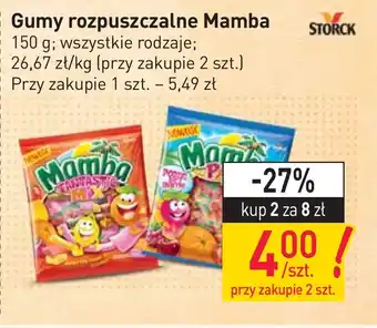 Stokrotka Gumy rozpuszczalne Mamba 2x150g oferta