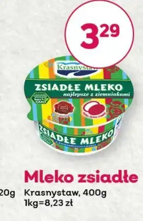 Społem Krasnystaw Zsiadłe mleko z Krasnegostawu 400 g oferta
