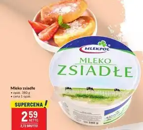 Makro Mlekpol Mleko zsiadłe 380 g oferta